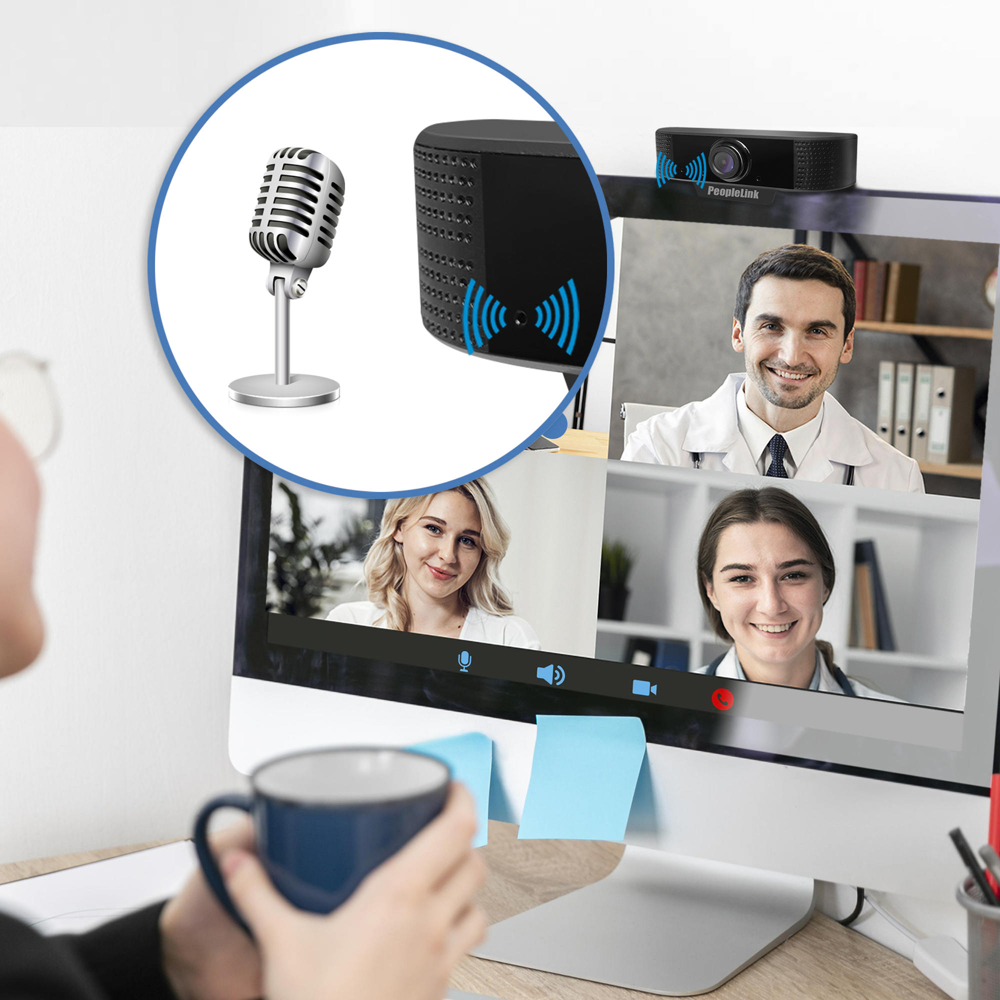 Built-in Omni-Directional Microphones