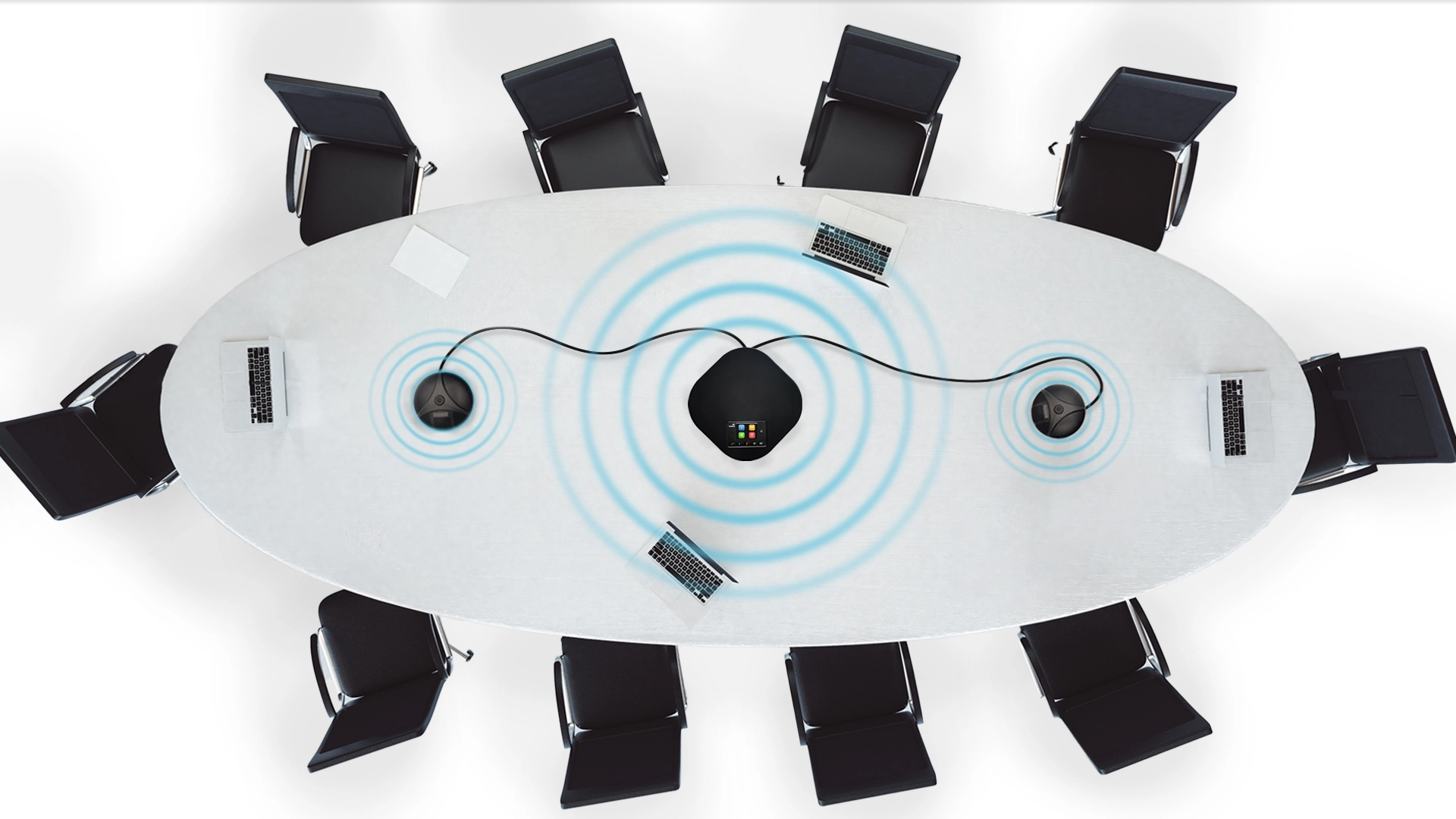 Audio Coverage for Mid to Large-sized Meeting Rooms