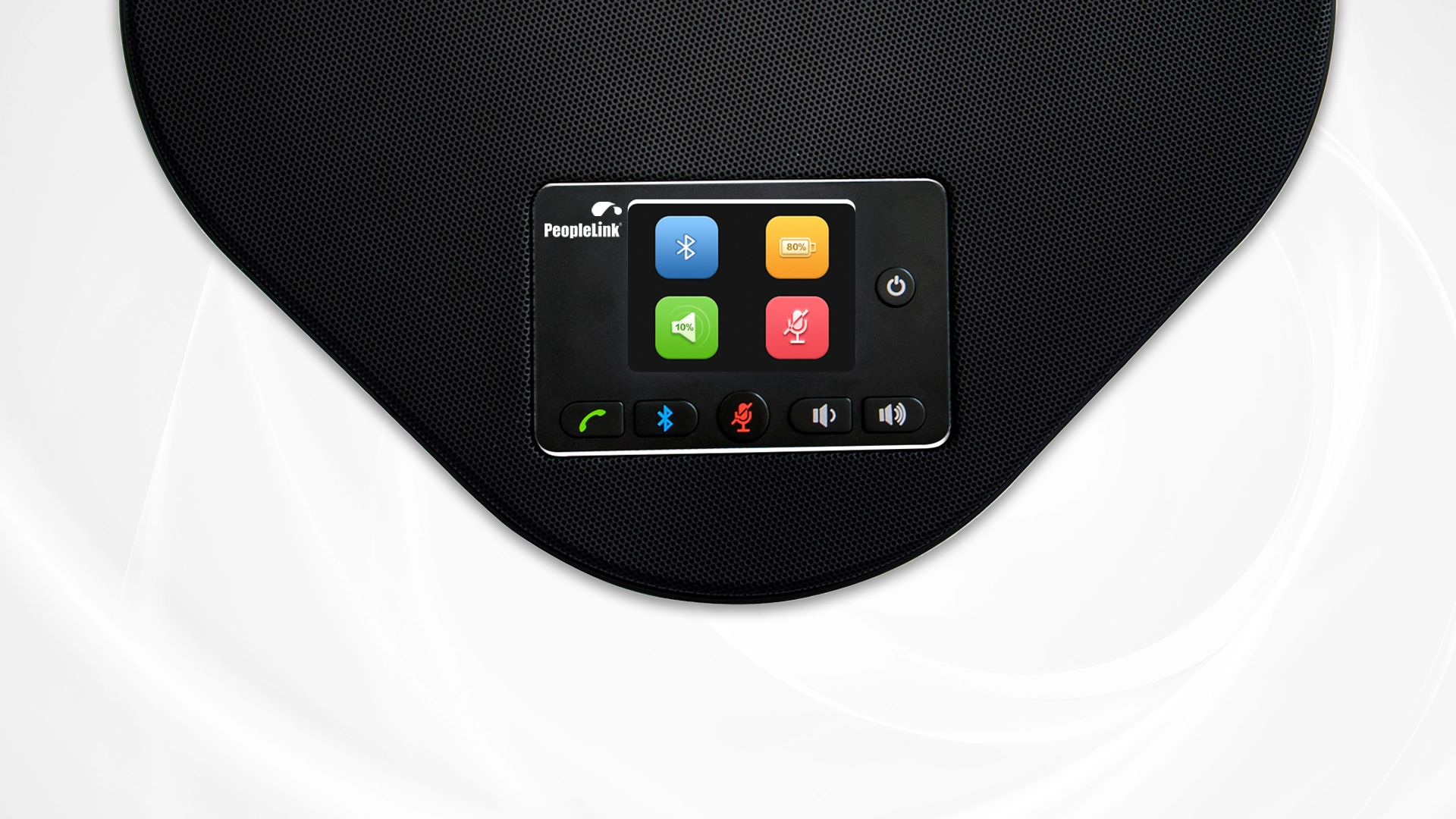 LCD Screen with Colorful Status Indicators