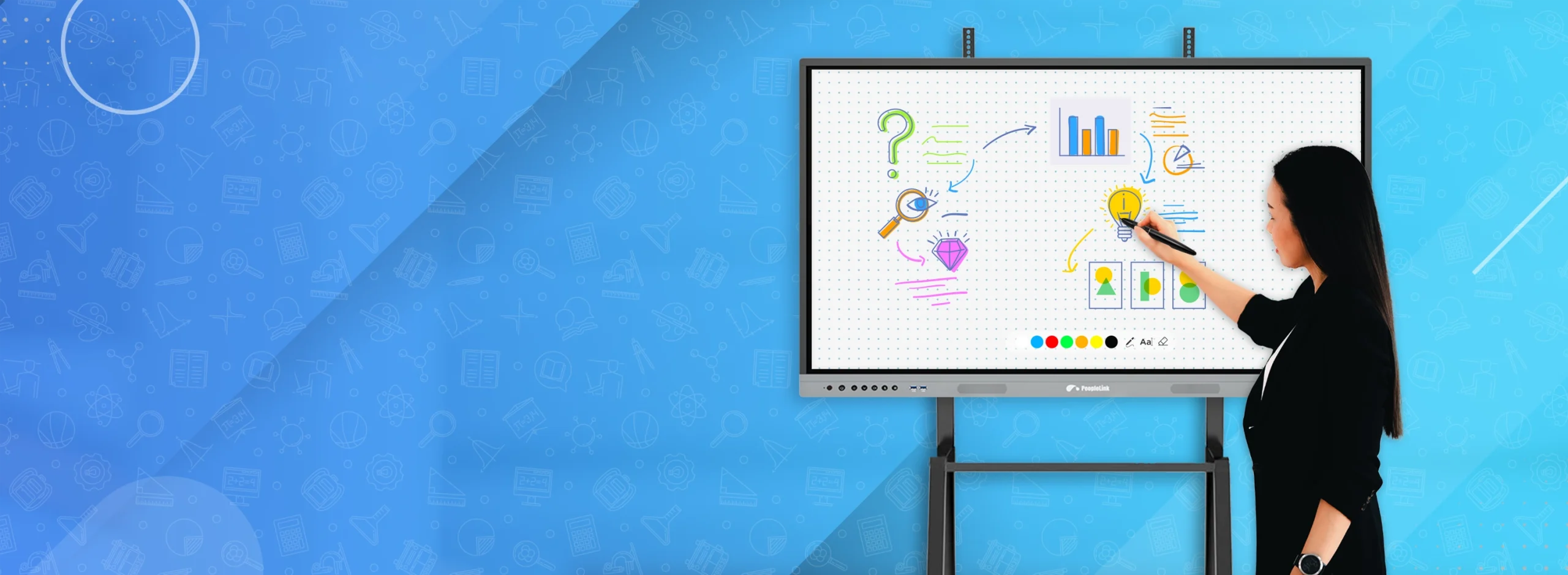 PeopleLink Interactive Display R Series Banner